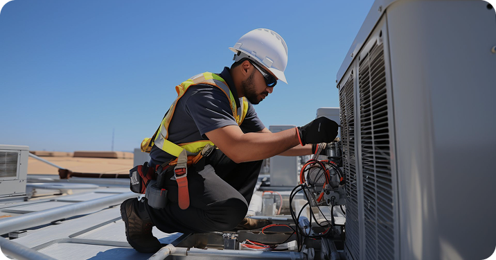 Unité de climatisation centrale pour maison résidentielle